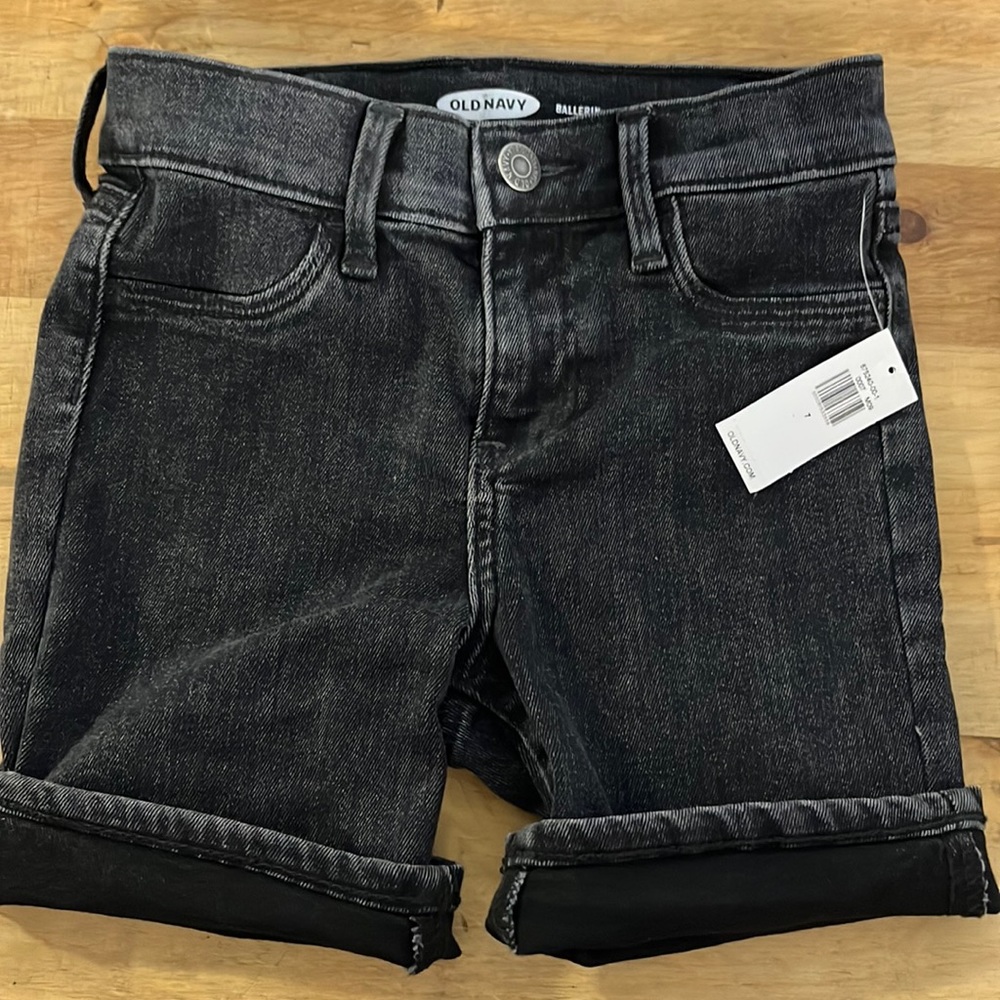 Black Old Navy Ballerina Girls Shorts